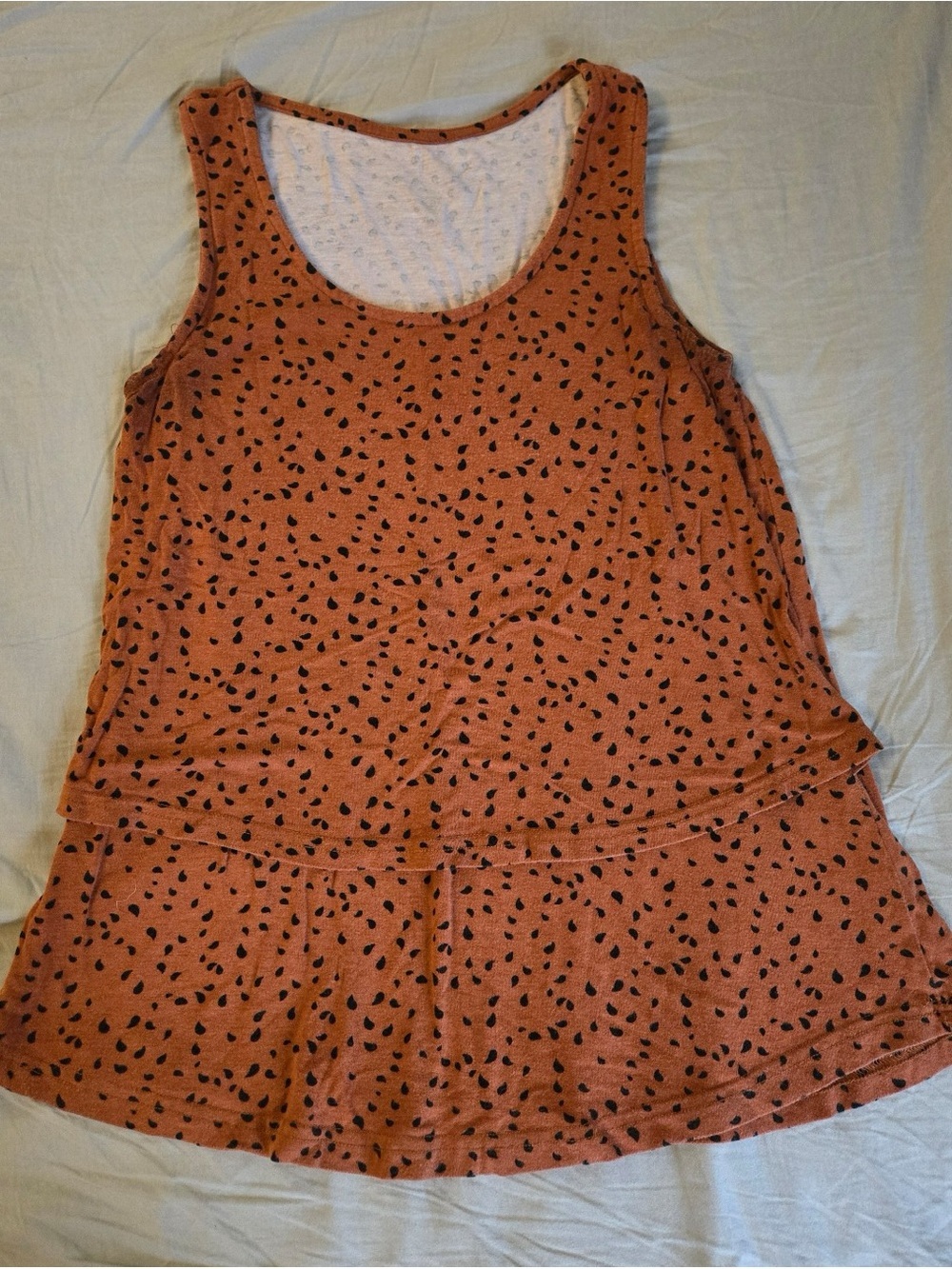 Latched Mama Nursing Tank Top - Black Spot Print